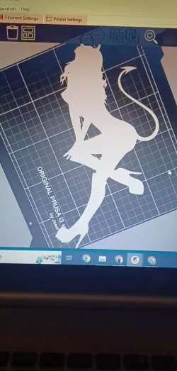 Sexy Devil Girl Silhoutte Decor / Cake topper/ Wall decor/ craft design