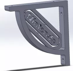SHELF BRACKET NINTENDO LOGO