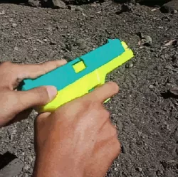 Shell ejection gun