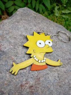 SIMPSON LISA KEYCHAIN v2