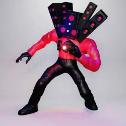 SKIBIDI TOILET TITAN SPEAKERMAN DANCE POSE | 3D FAN ART