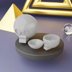 skull casket
