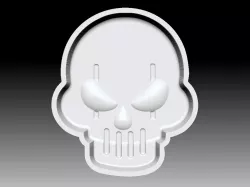 SKULL CLOWN BATH BOMB MOLD