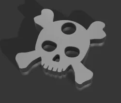 Skull Keychain