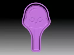 SKULL POPSICLE BATH BOMB MOLD