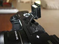 Sony A6000 hot shoe cover & bounce flash