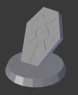 Space Skeleton Robot Objective Marker