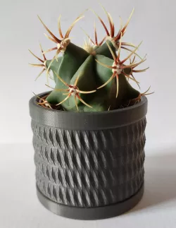 Spike Pattern Ikea cactus pot