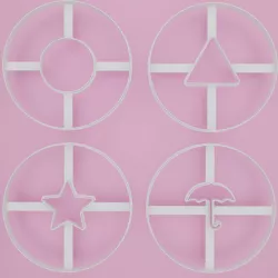 Squd game cookie cutter set 1 (4pcs)