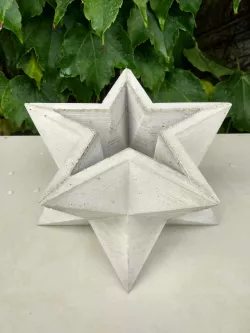 Star Cement Pot Mold
