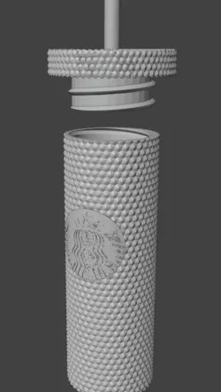 Starbucks glass keychain