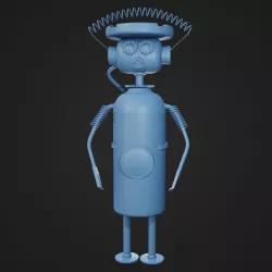Steampunk Robot Ashtray