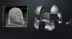 stormtrooper helmet split to ender 3