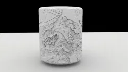 Street Shark mug