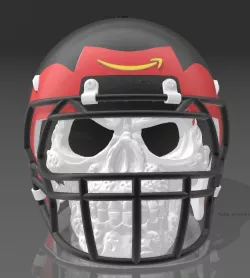 Suporte Alexa Echo Dot 4a e 5a Geração NFL SKULL