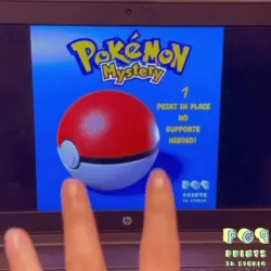 Surprise POKEMON #2/5 inside POKEBALL Print in Place