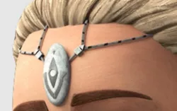 TBB Omega Forehead piece charm