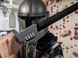 The DARKSABER (a collapsing sword prop!)
