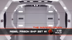 The Mandalorian - Rebel Prison Ship Set 1 - Side Hallway 1:12 scale