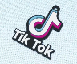 TikTok keychain keychain
