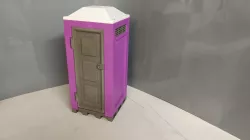 Toilet RC Crawler Diorama Garage Scale 1/10 Dixi TOI TOI