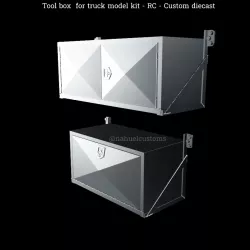 Tool box for truck model kit - RC - Custom diecast