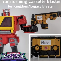 Transformable Cassette Blaster for Transformers Figures
