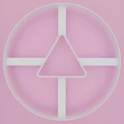 Triangle Squid game cookie cutter