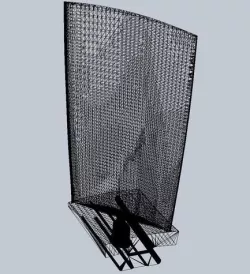 Turbine Blade Desk Model