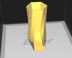 twisted hex tower