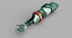 Vash the Stampede's Robot Arm and Hand