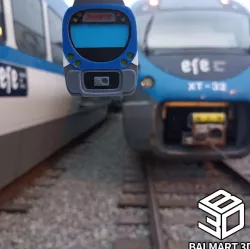 X'Trapolis Modular train keychain - one color and multicolor