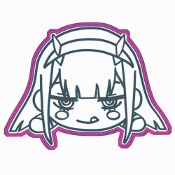 ZERO TWO CHIBI COOKIE CUTTER / DARLING IN THE FRANXX