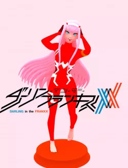 Zero Two from the anime Darling in the franxx