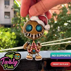 🍪Articulated Xmas Gingerbread Man - Christmas Tree Ornament 🍪