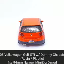 05 Golf GTI Body Shell with Dummy Chassis (Xmod and MiniZ)