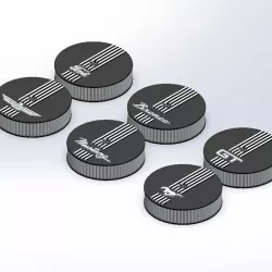 1/24 Scale Ford Badge Air Cleaners Pack