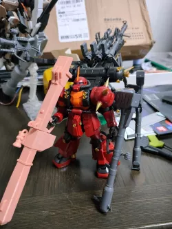 144 HG Gundam Thunderbolt   MS-06R-2 ZakuⅡ High Mobility Type Beam Bazooka