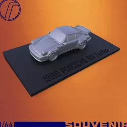 1990 PORSCHE 911 Turbo 1/64 souvenir