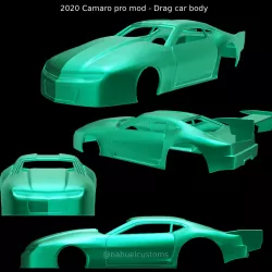 2020 Camaro pro mod - Drag car body
