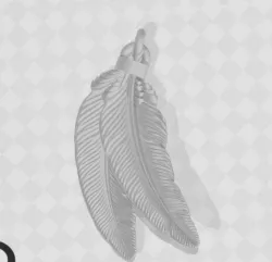 28mm Feather Decoration