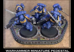 32mm 40mm war hammer miniature pedestal