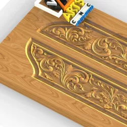 3d carved door