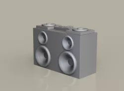3D MODEL SQUARE DJ TABLE
