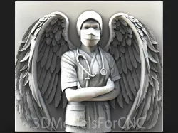 3D Model STL File for CNC Router Laser & 3D Printer Angel Doctor