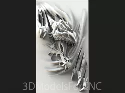 3D Model STL File for CNC Router Laser & 3D Printer Dragon 2