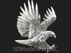 3D Model STL File for CNC Router Laser & 3D Printer Eagle 2