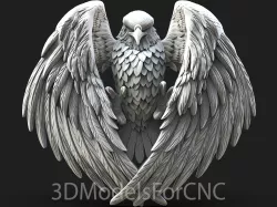3D Model STL File for CNC Router Laser & 3D Printer Eagle 4