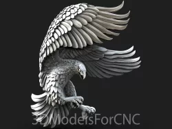 3D Model STL File for CNC Router Laser & 3D Printer Eagle 6