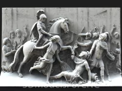 3D Model STL File for CNC Router Laser & 3D Printer Warrior Riding Horse 4
